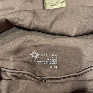 Aerie Offline Chocolate Leggings